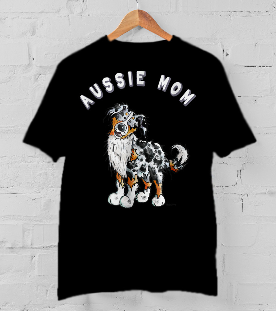 Aussie Mom Australian Shepherd T-Shirt