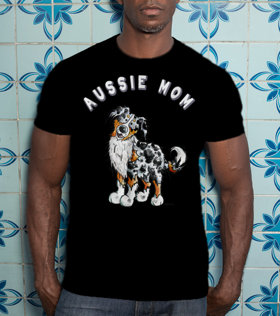 Aussie Mom Australian Shepherd T-Shirt