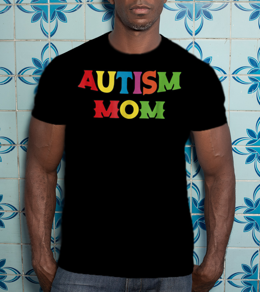 Autism Mom Autism Awareness Rainbow69 T-Shirt