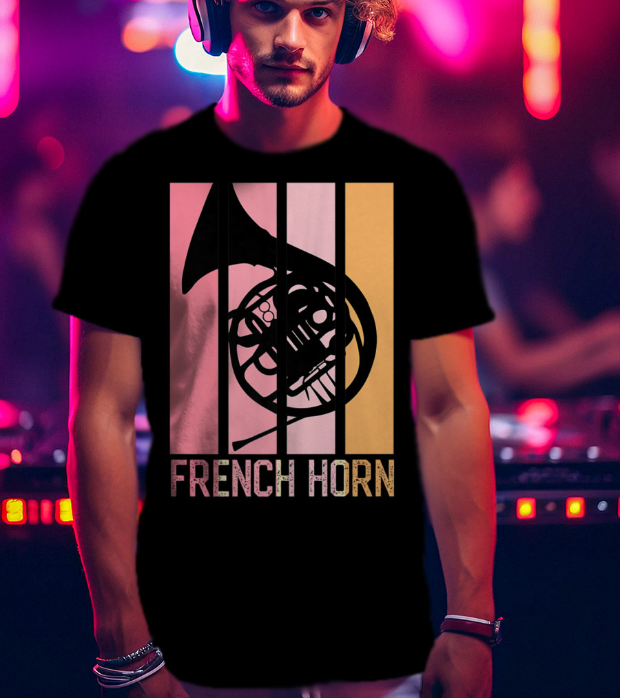 Band Mom Marching French Horn School75 T-Shirt