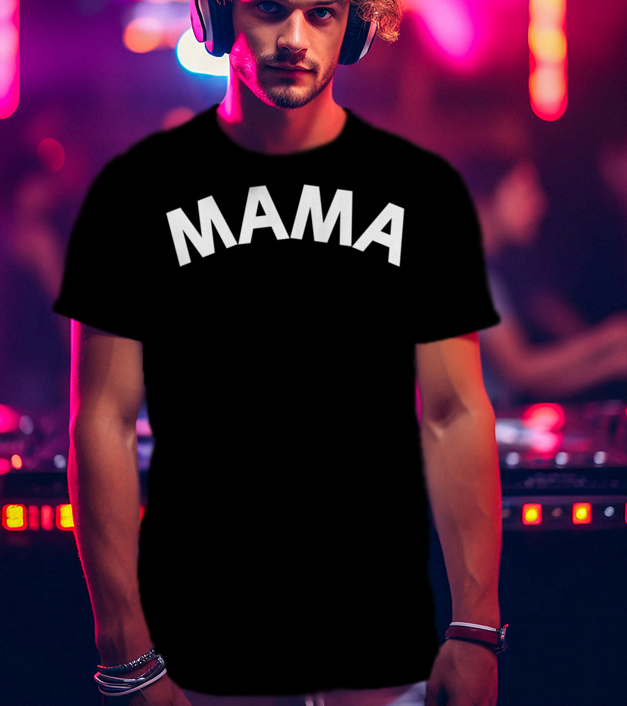 MAMA Text Bold Arch Classic T-Shirt