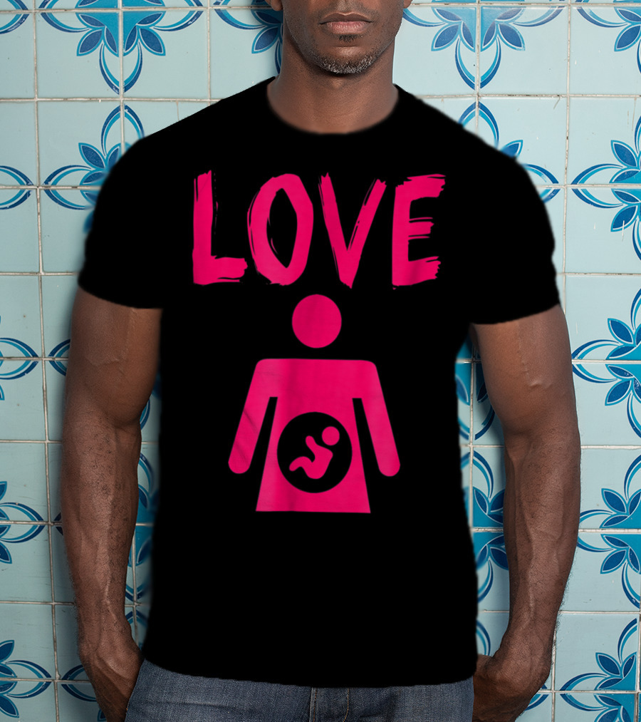 Love Mom Daughter Baby Girl T-Shirt
