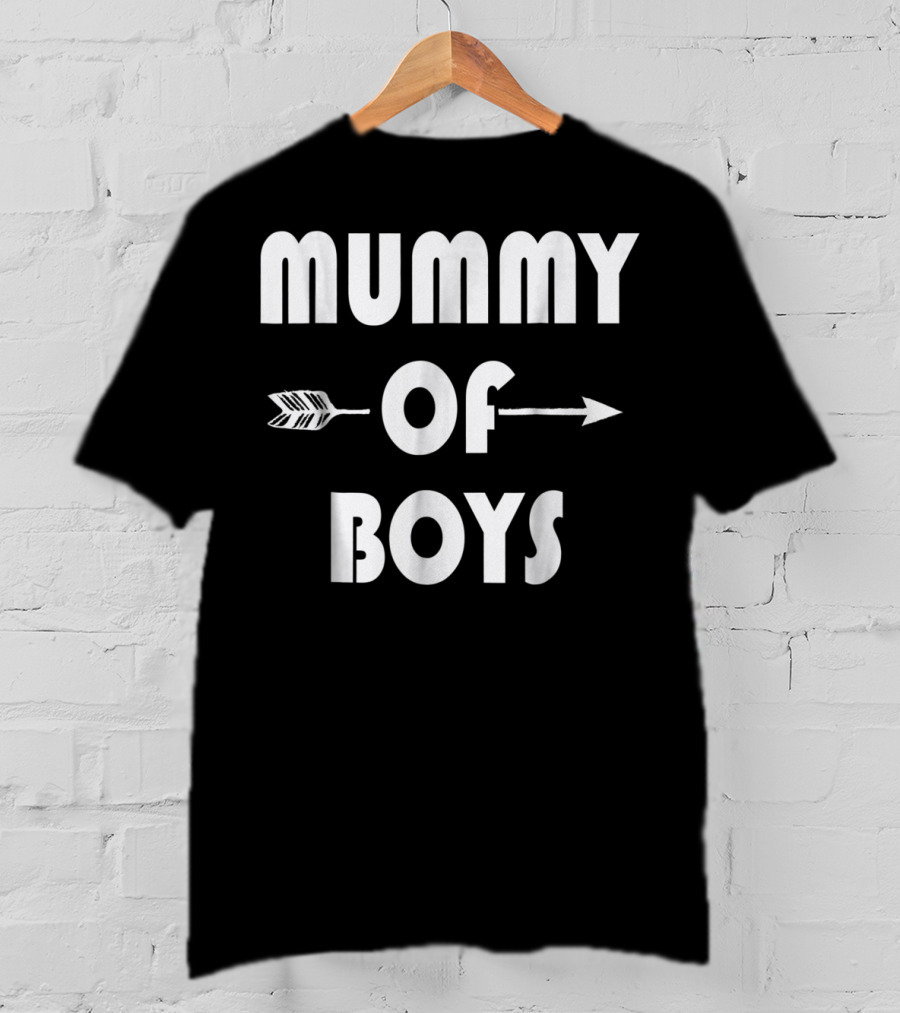 Mummy Of Boys Arrow Motif T-Shirt