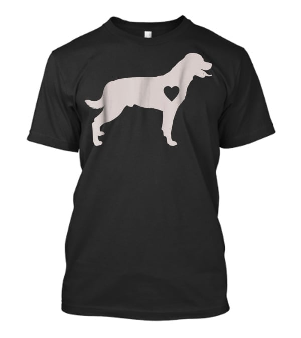 Rottweiler Heart Silhouette Dog Mom Love Idea Dog Mom92 T-Shirt