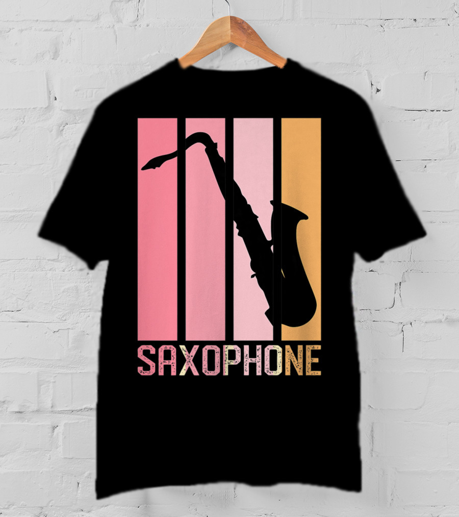 Saxophone Band Mom Marching Band School Music T-Shirt