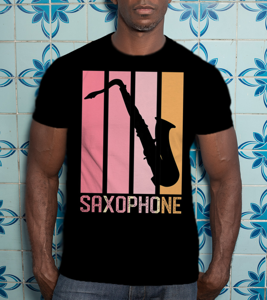Saxophone Band Mom Marching Band School Music T-Shirt