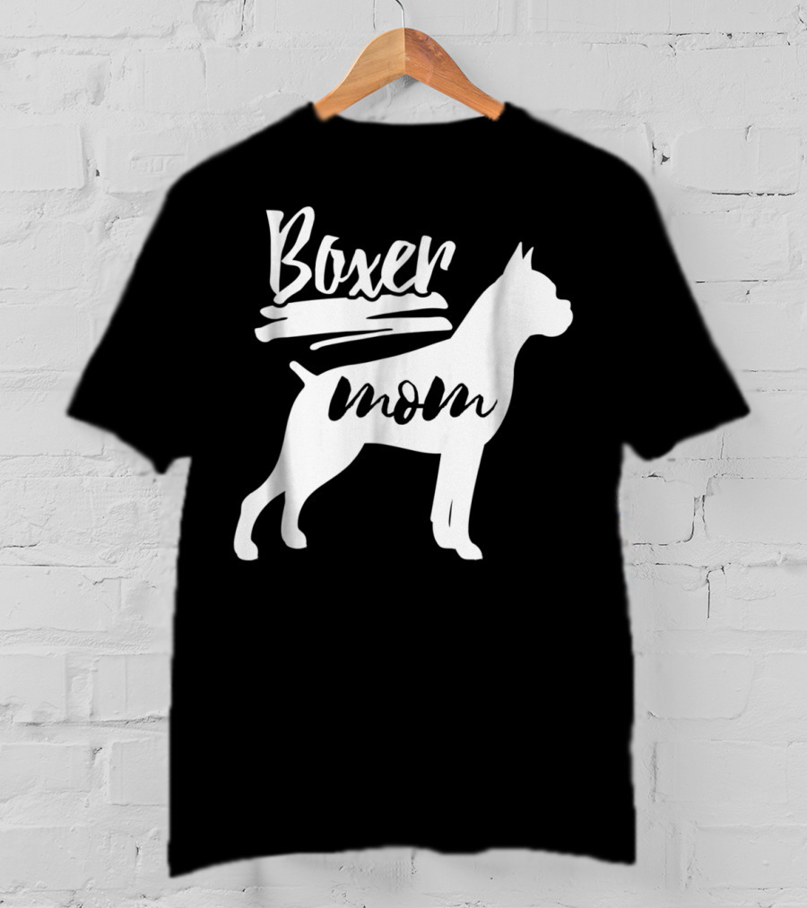 Boxer Mom Dog T-Shirt