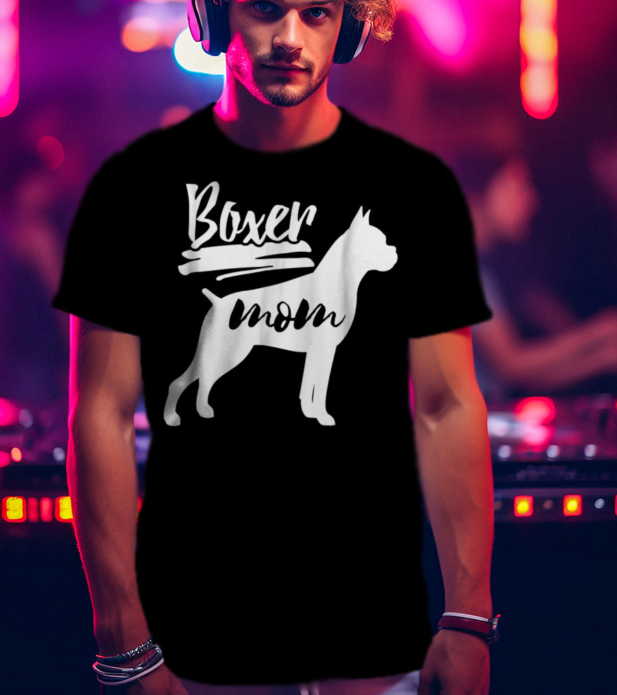 Boxer Mom Dog T-Shirt