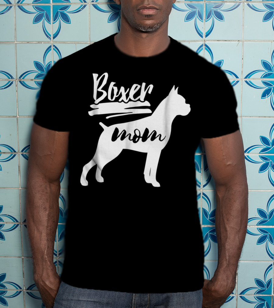 Boxer Mom Dog T-Shirt