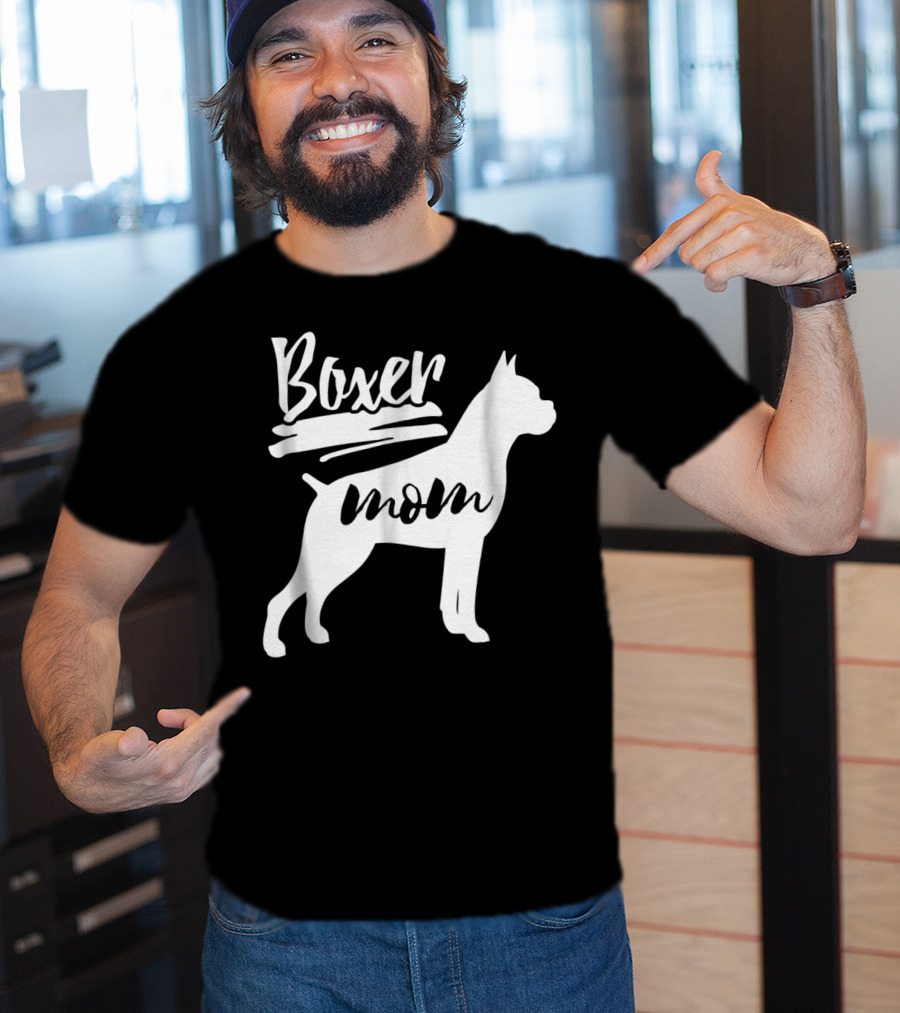 Boxer Mom Dog T-Shirt