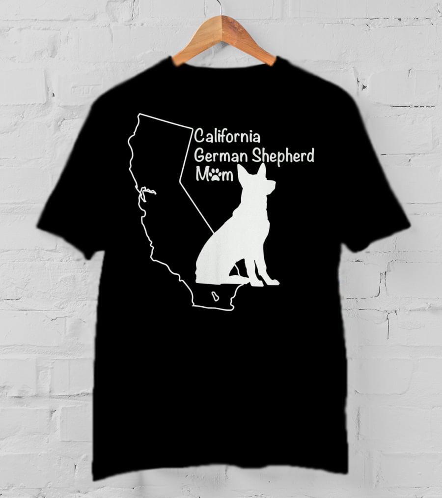 California German Shepherd Mom T-Shirt