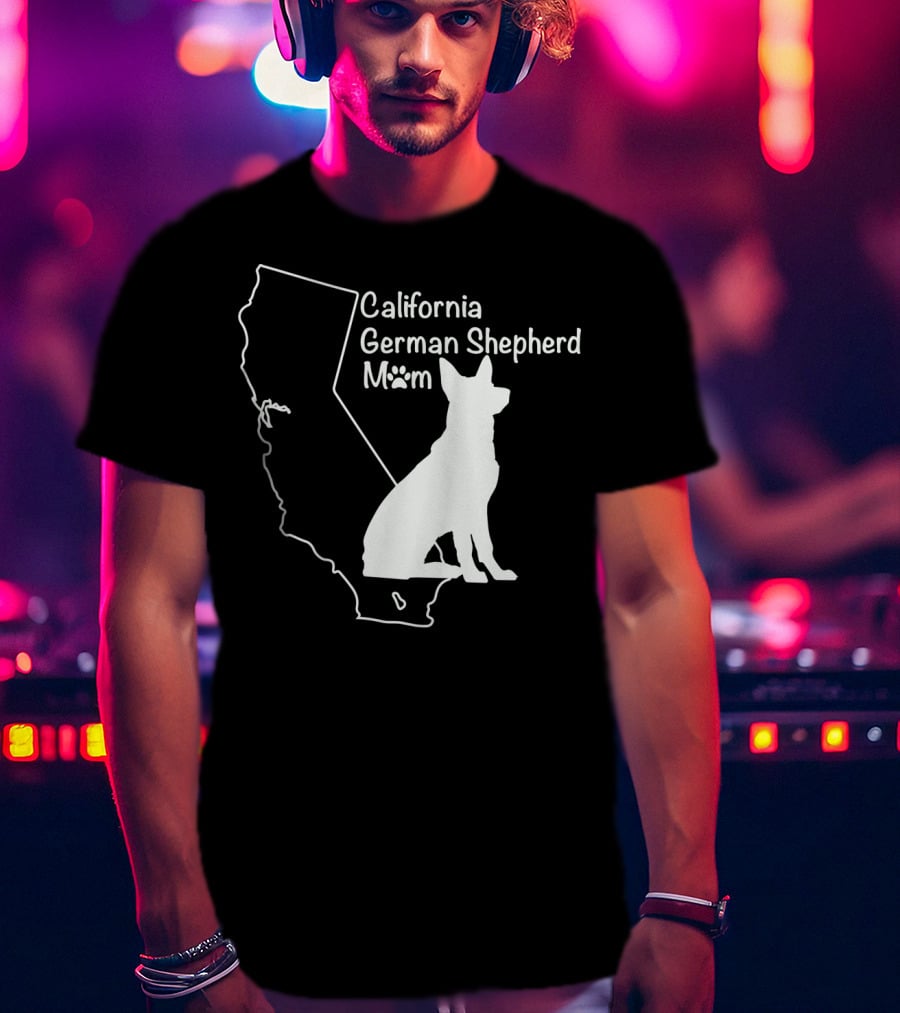 California German Shepherd Mom T-Shirt