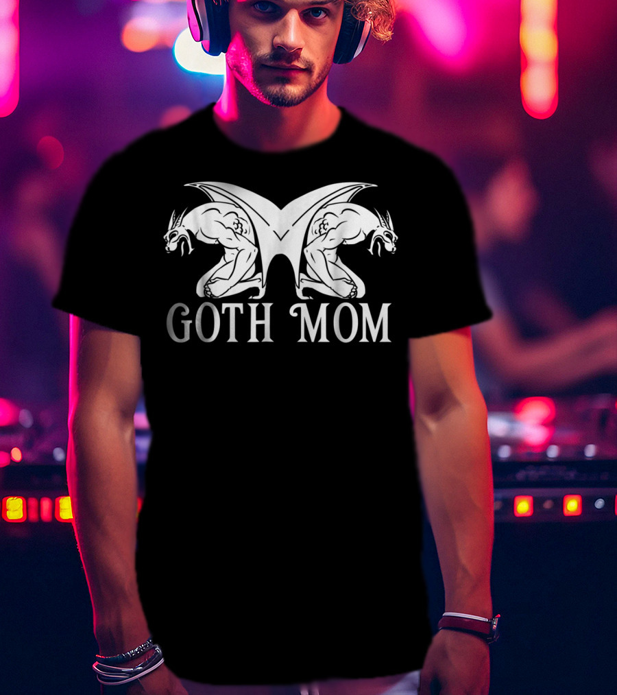 Goth Mom Gargoyle Embrace T-Shirt
