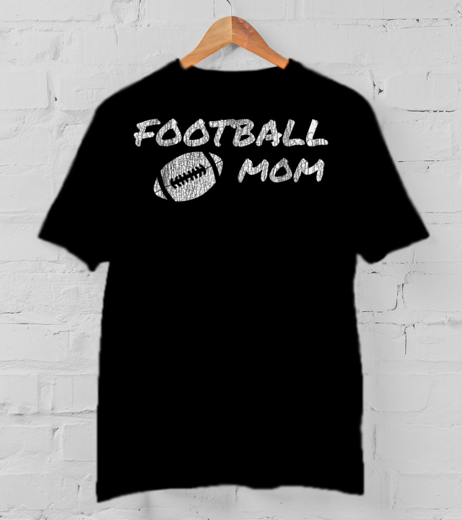 Football Mom Fun For Game Day With Football T-Shirt