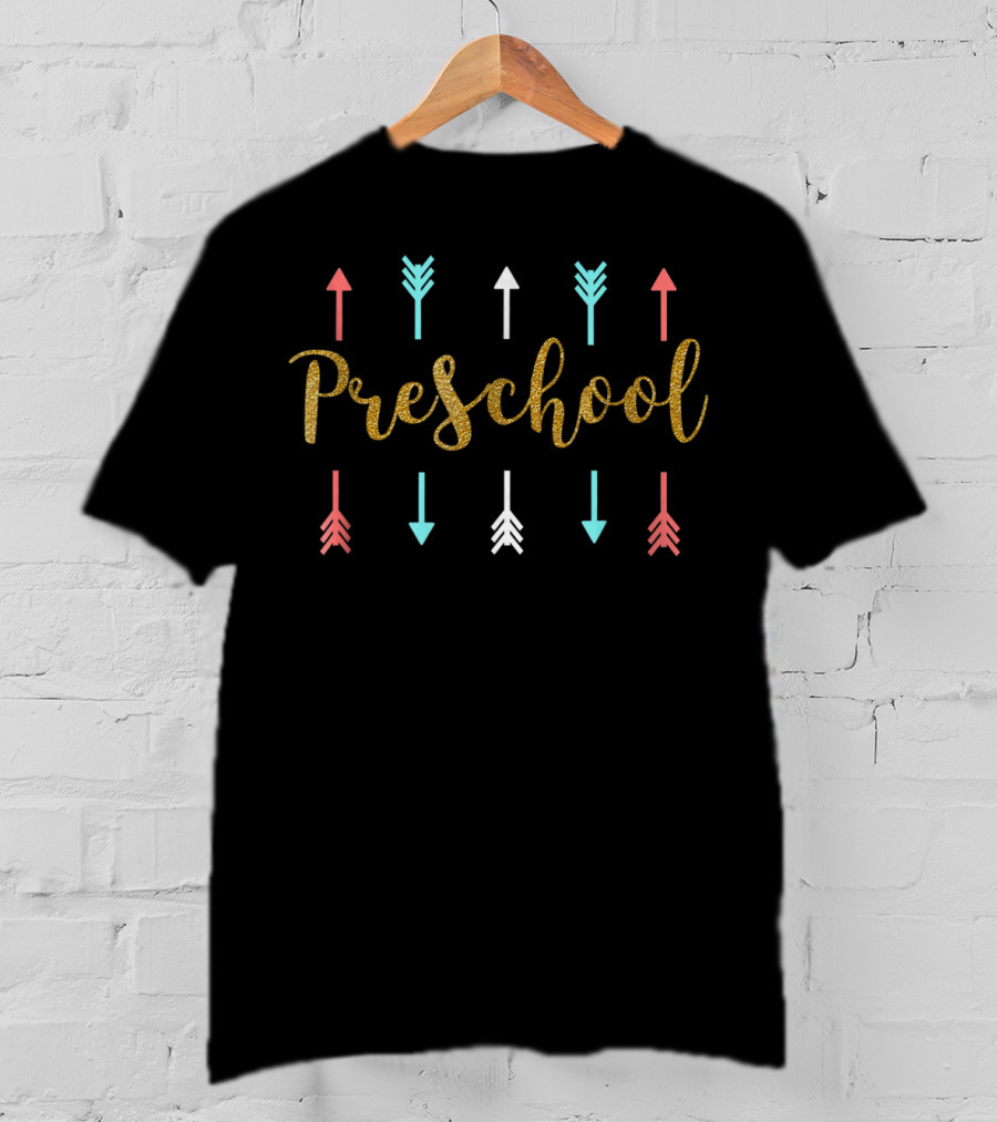 Preschool Arrows Back To School For Preschool Teacher T-Shirt