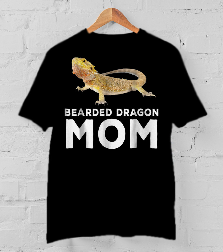 Bearded Dragon Mom Mother Pogona Reptile Enthusiast T-Shirt