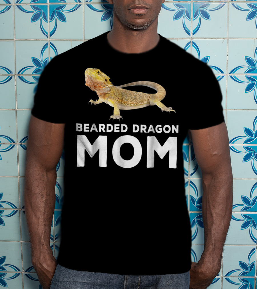 Bearded Dragon Mom Mother Pogona Reptile Enthusiast T-Shirt