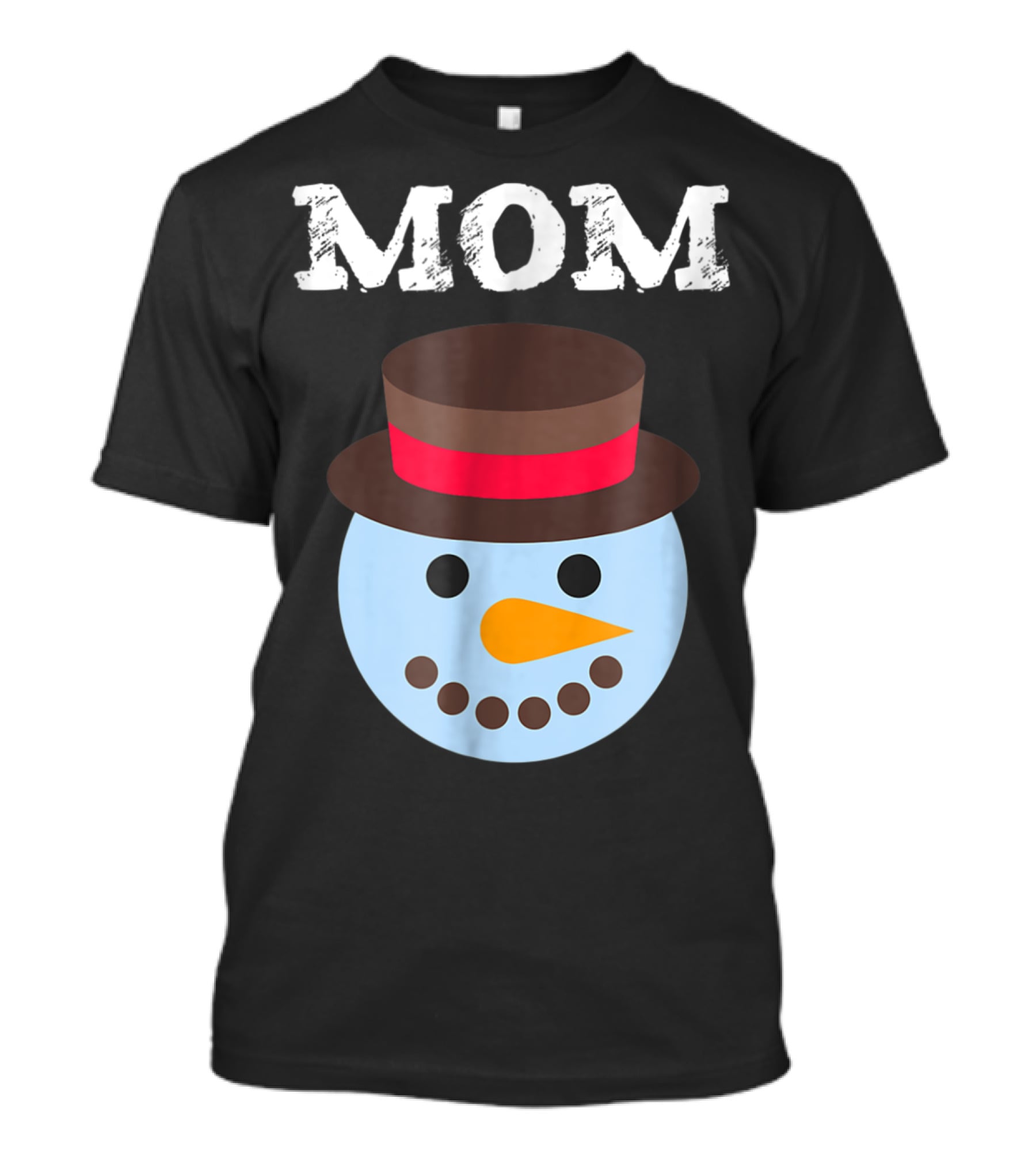Mom Snowman Fun Family Christmas Matching PJ 30 T-Shirt