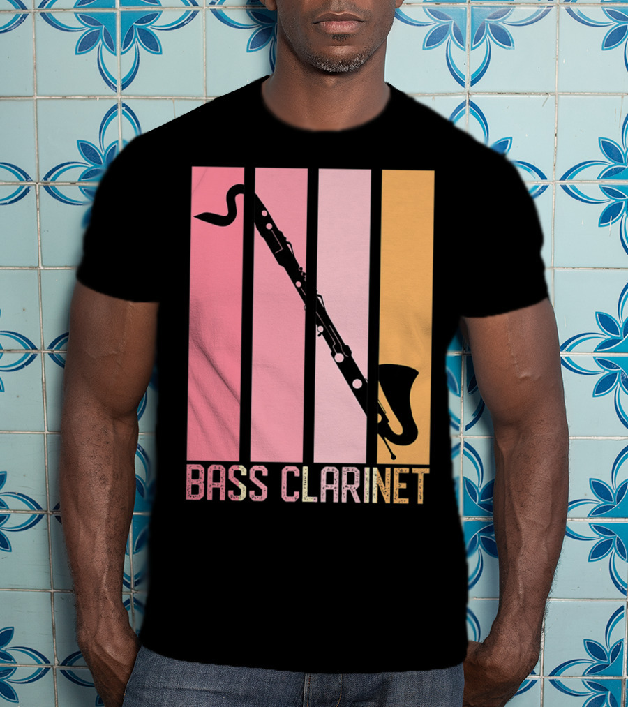 Bass Clarinet Band Mom Marching Band School T-Shirt