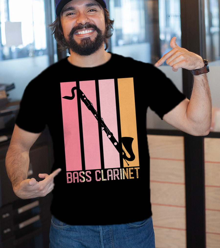 Bass Clarinet Band Mom Marching Band School T-Shirt