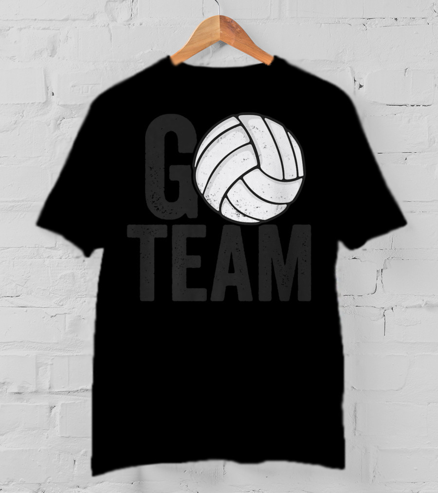 Go Team Volleyball Player Team Coach Family16 Volleyball T-Shirt