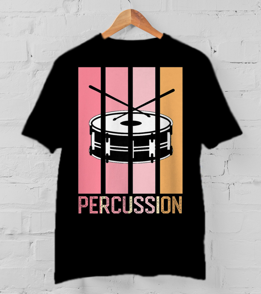 Percussion Drum Band Mom Marching Band School T-Shirt
