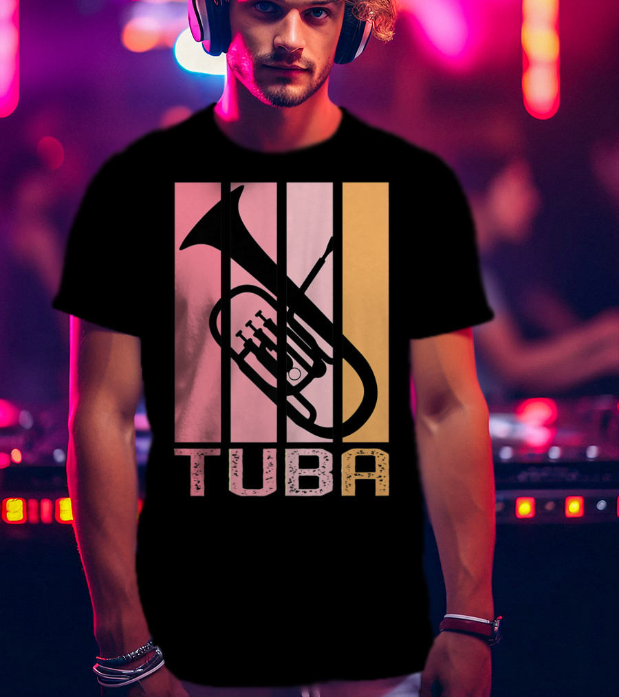 Band Mom Tuba Marching Band School Tuba T-Shirt