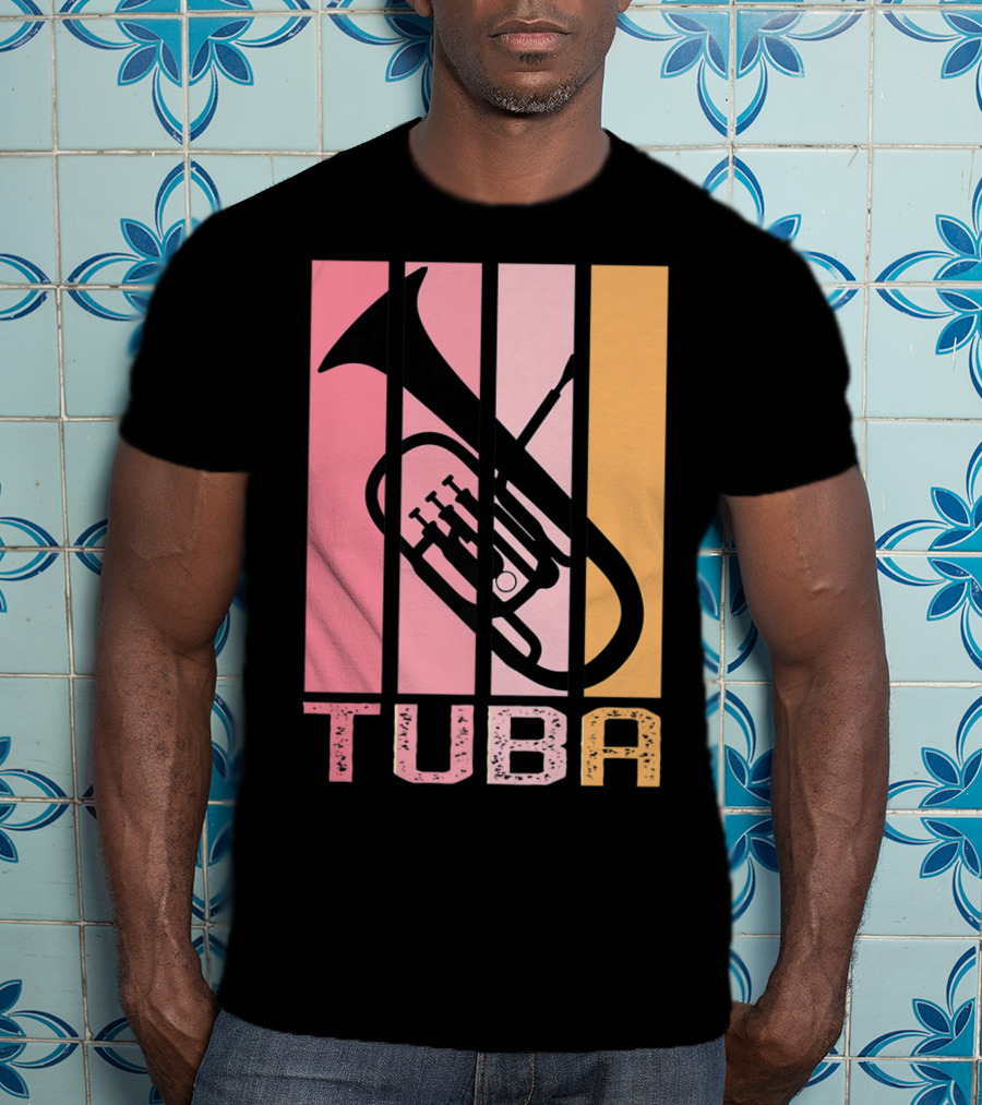 Band Mom Tuba Marching Band School Tuba T-Shirt
