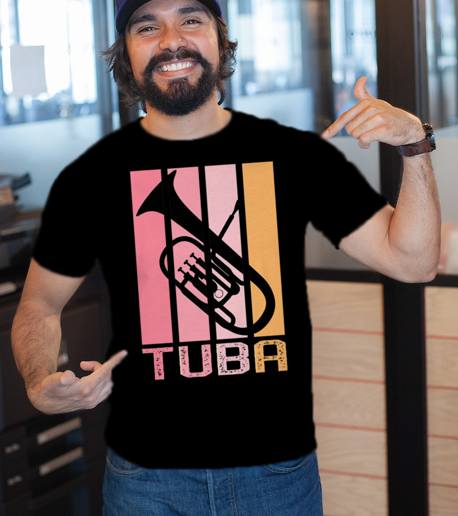 Band Mom Tuba Marching Band School Tuba T-Shirt