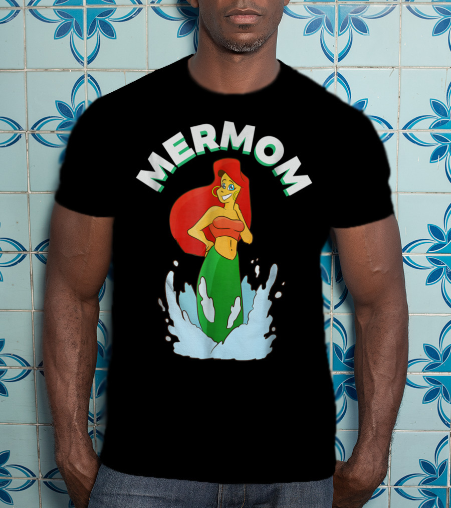 Mermom Cool Mermaid Mom Best Idea39 T-Shirt