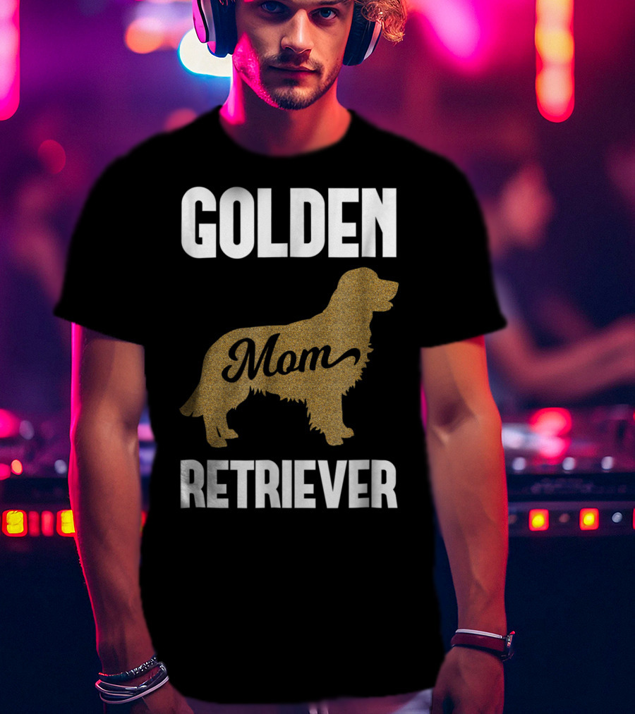 Golden Retriever Mom Dog T-Shirt