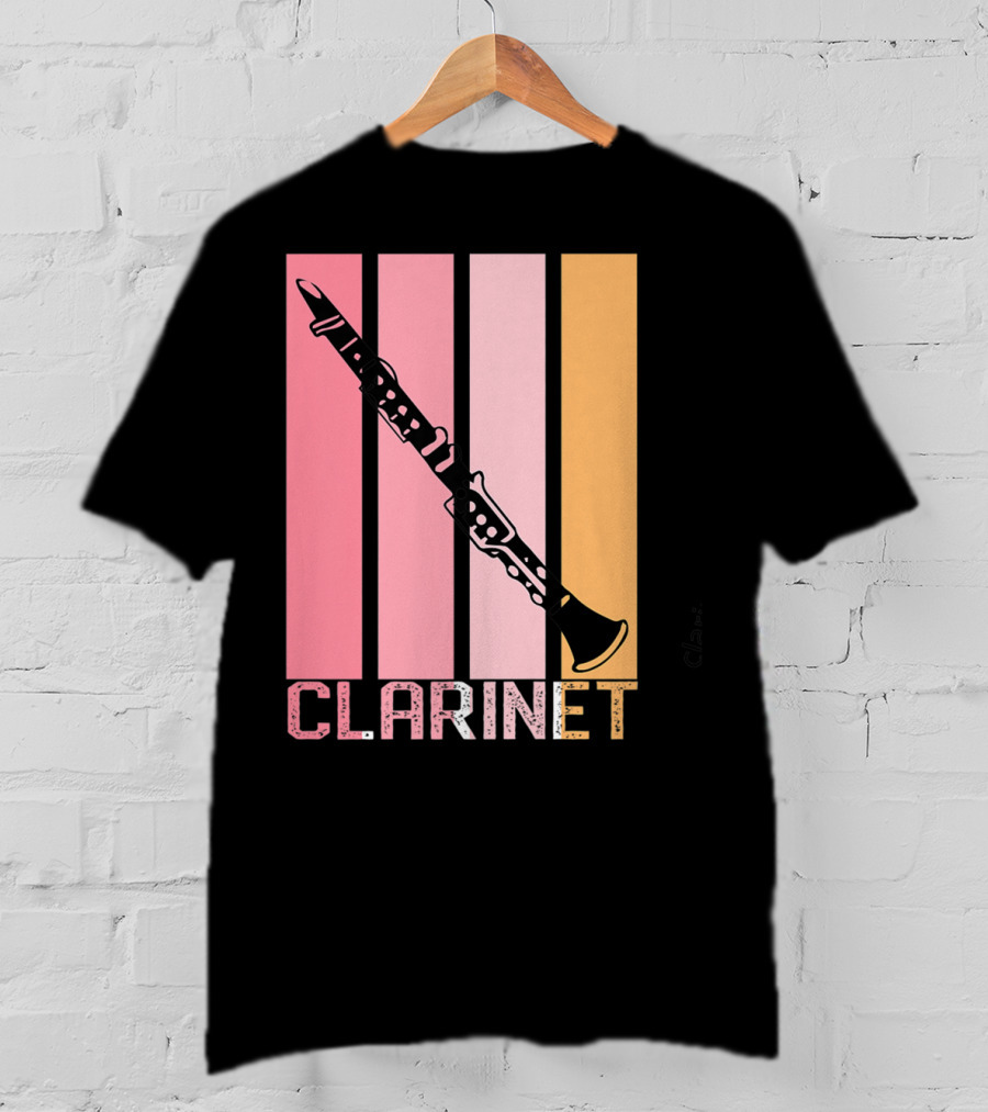 Band Mom Clarinet Marching Band School Clarinet T-Shirt