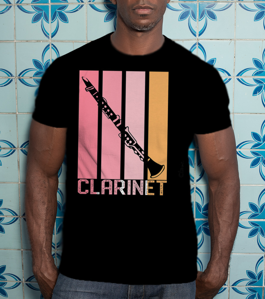 Band Mom Clarinet Marching Band School Clarinet T-Shirt