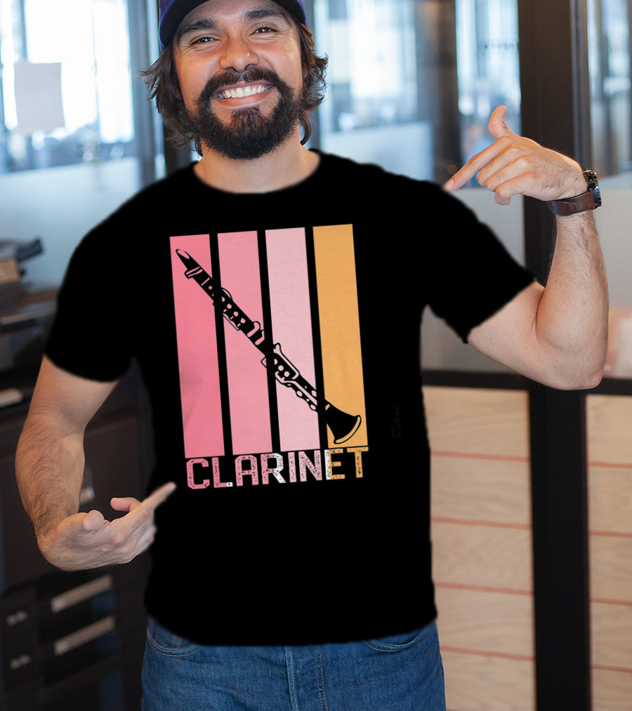 Band Mom Clarinet Marching Band School Clarinet T-Shirt