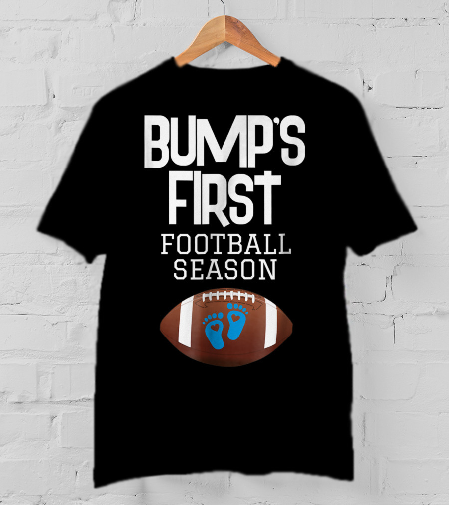 Bump's First Football Season New Mom To Be T-Shirt