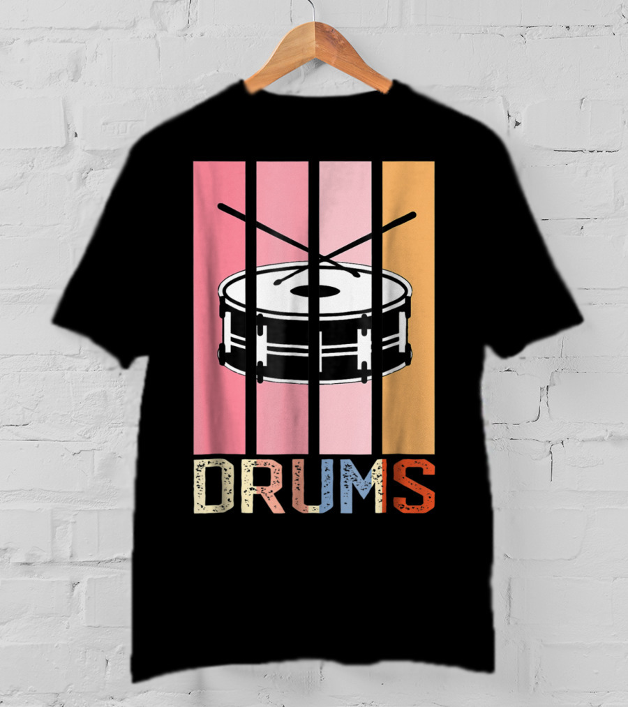 Drum Mom Marching Band High School Drums Drums95 T-Shirt