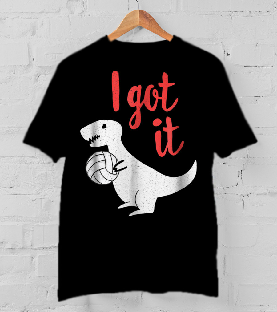 I Got It Cute TRex Volleyball Mom Dad Dinosaur T-Shirt