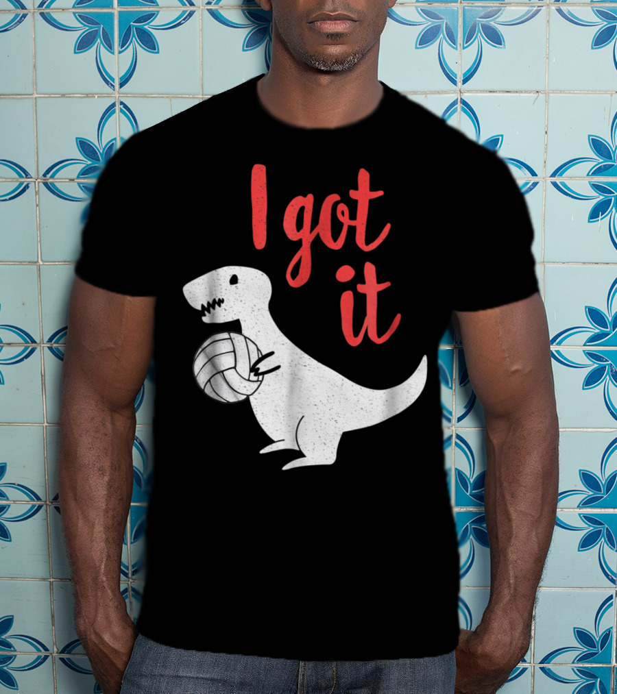 I Got It Cute TRex Volleyball Mom Dad Dinosaur T-Shirt