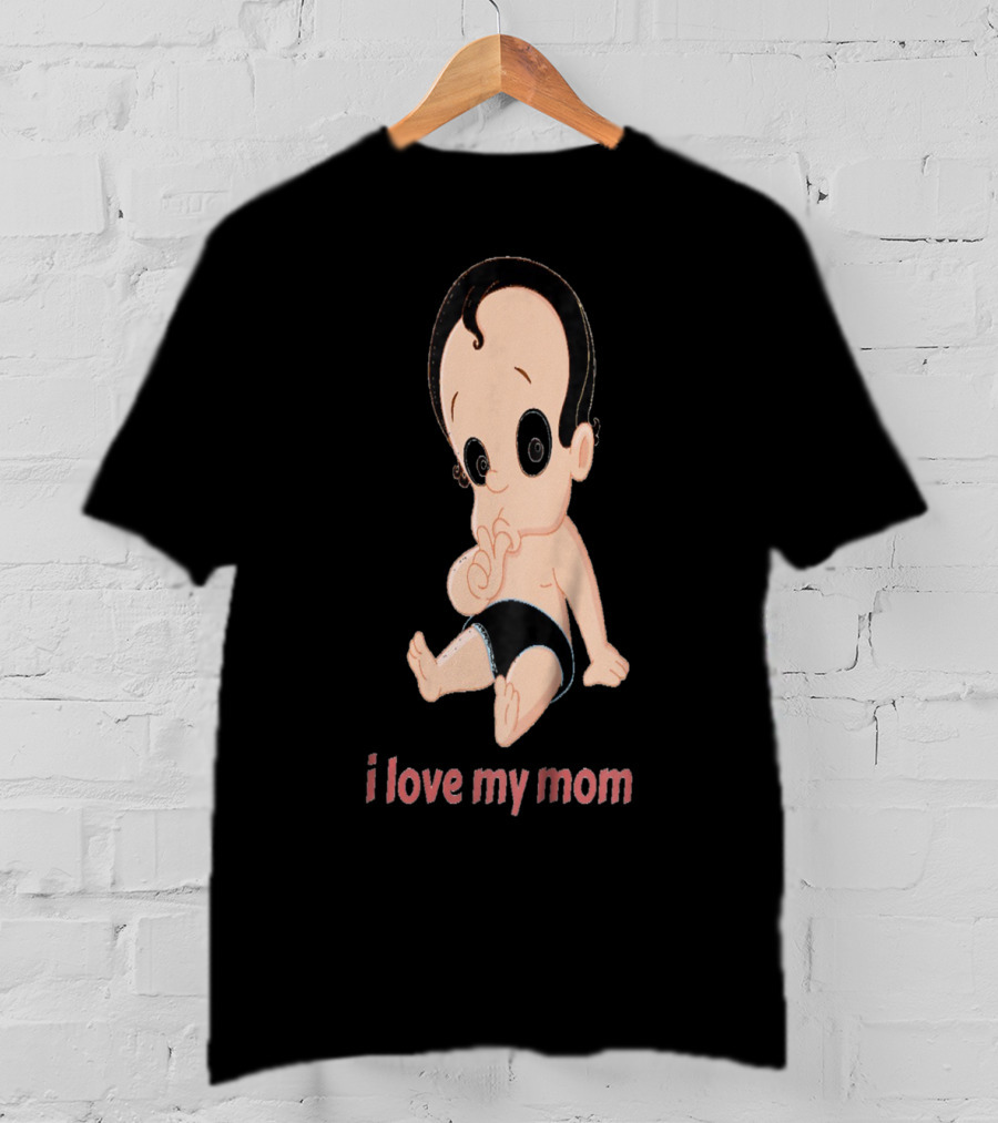 I Love My Mom Kids28 Cartoon Baby T-Shirt