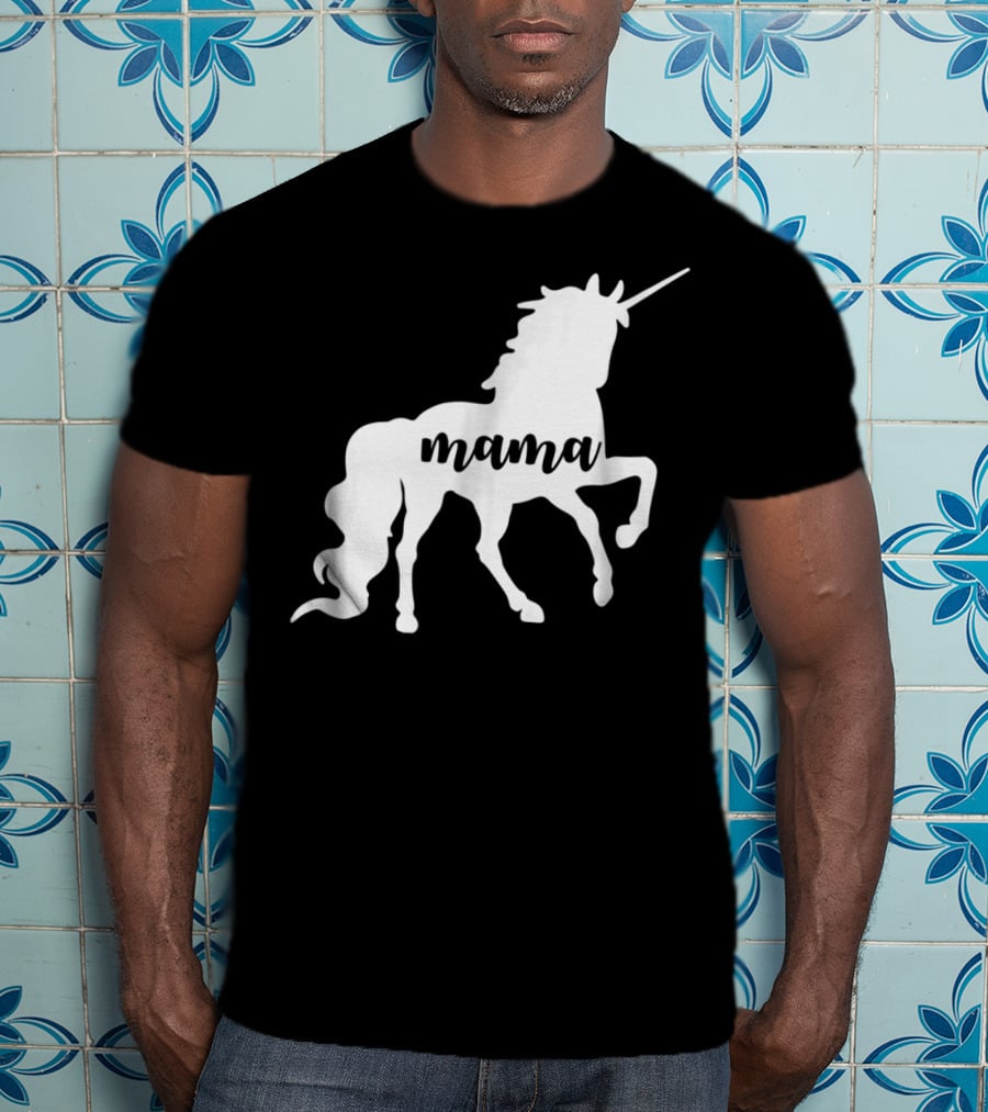 Mama Unicorn Horse T-Shirt