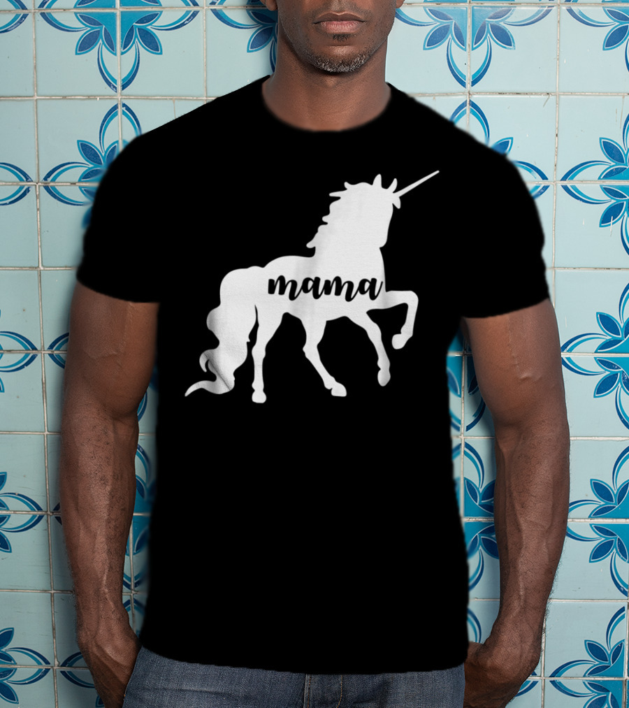 Mama Unicorn Horse New T-Shirt