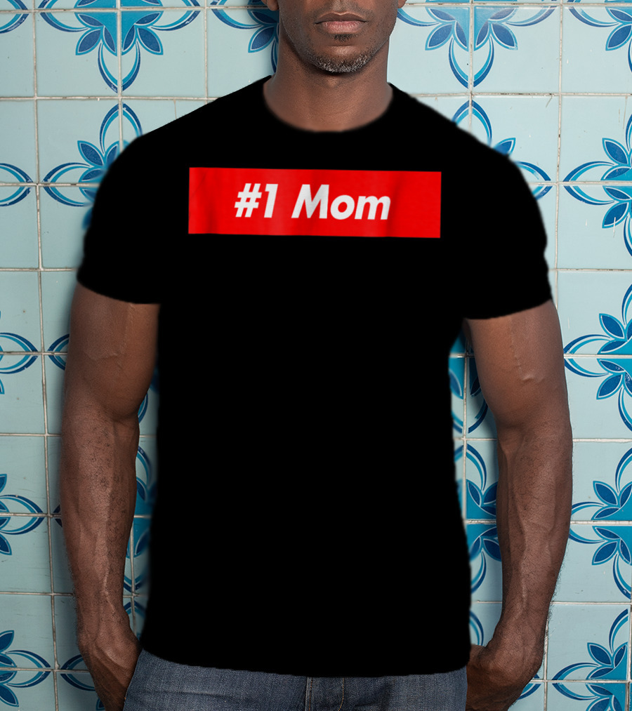 1 Mom Red Box T-Shirt