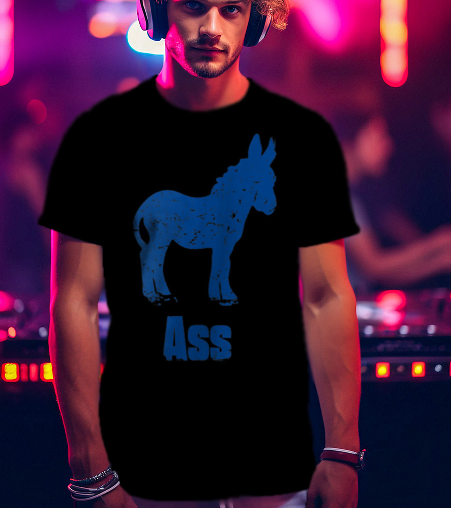 Ass Donkey Funny Dad Husband Wife72 T-Shirt