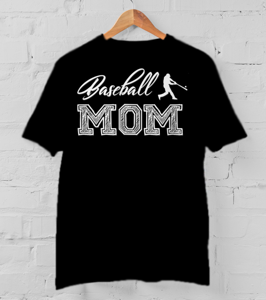 Baseball Mom Son Player Halloween60 T-Shirt