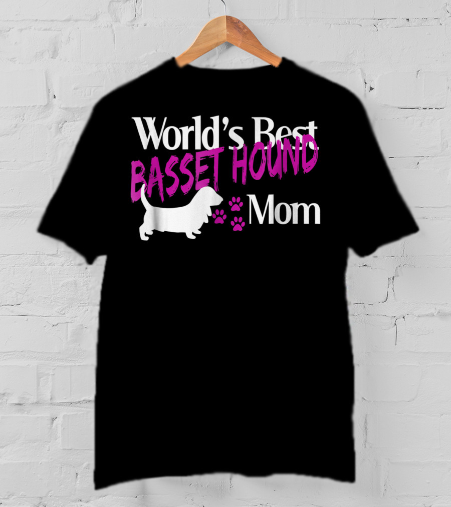 World's Best Basset Hound Mom T-Shirt