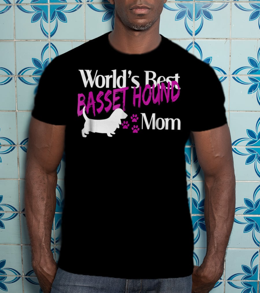 World's Best Basset Hound Mom T-Shirt