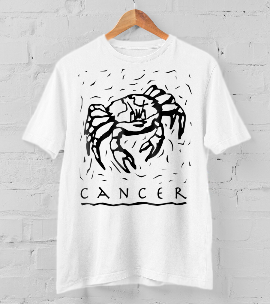 Cancer Zodiac Birthday The Crab Symbol Water Sign T-Shirt