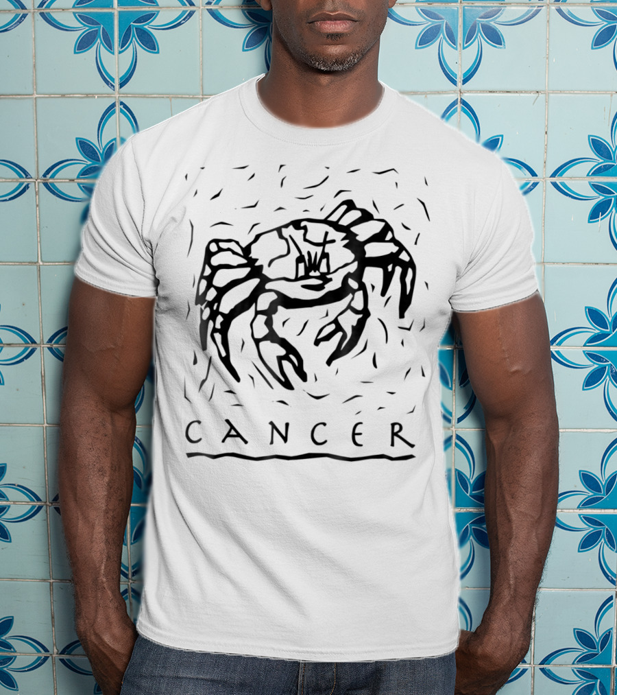 Cancer Zodiac Birthday The Crab Symbol Water Sign T-Shirt