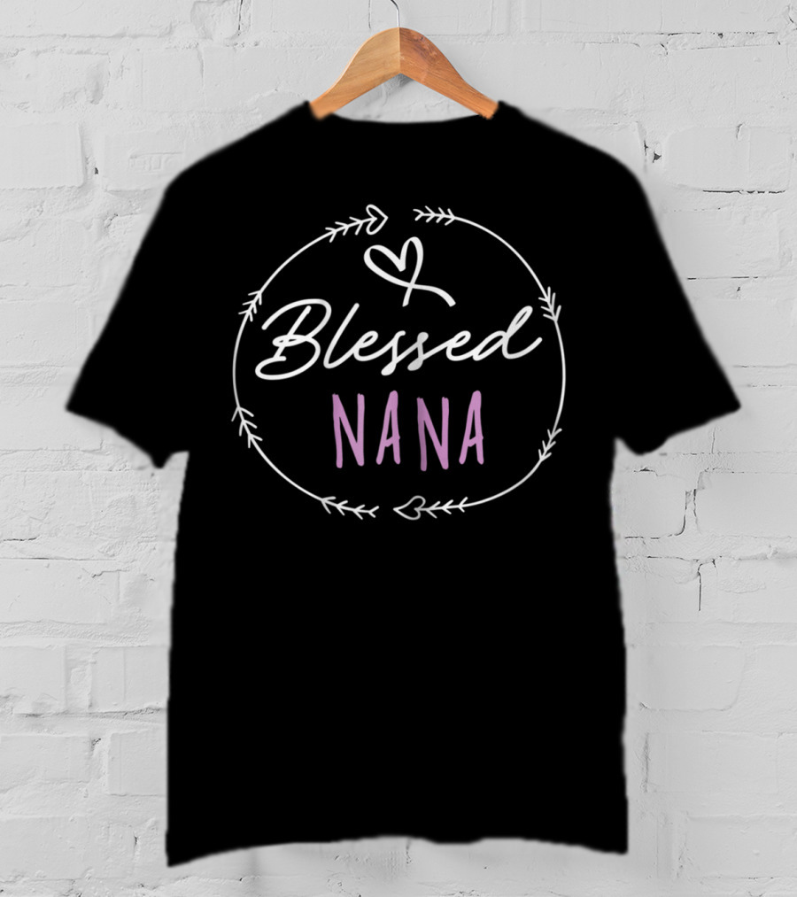 Blessed Nana Grandma Christmas Mom46 T-Shirt