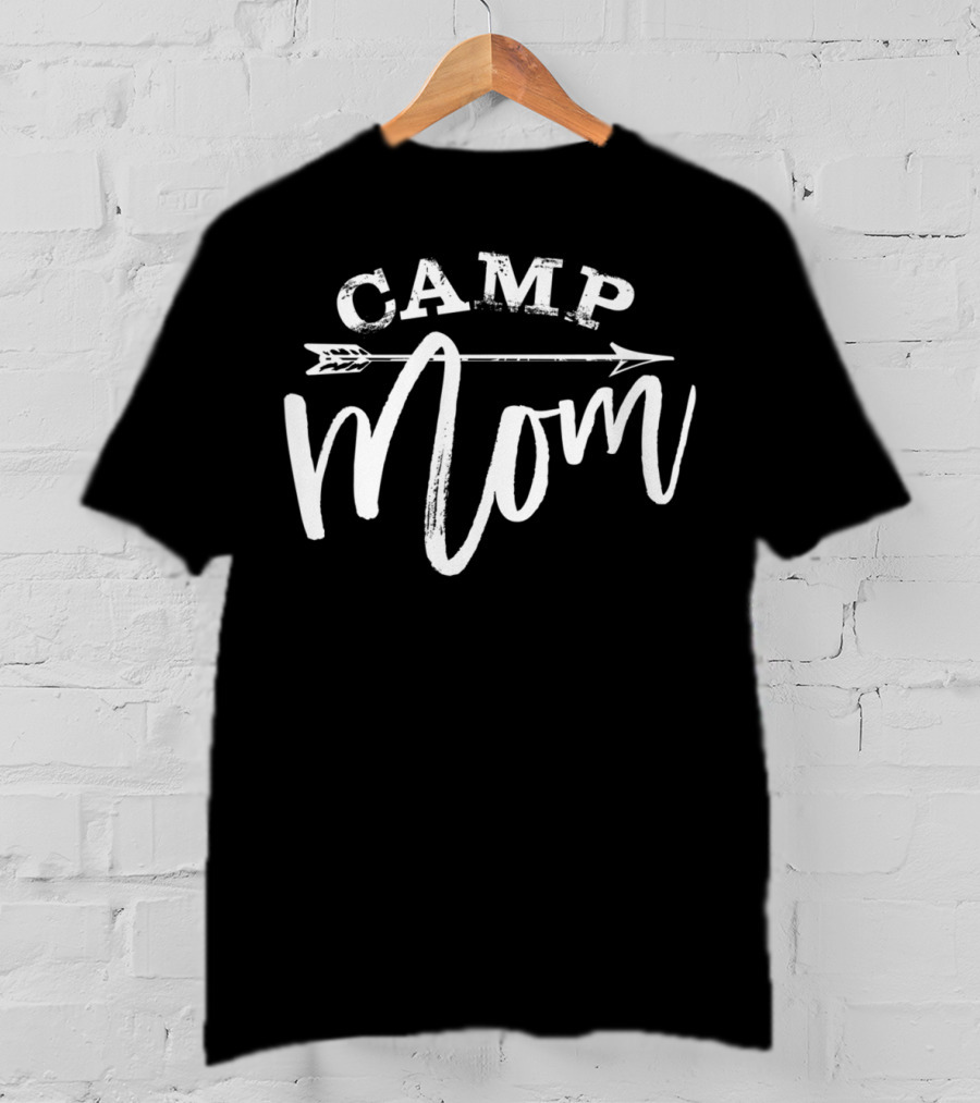 Camp Mom White58 Arrow T-Shirt